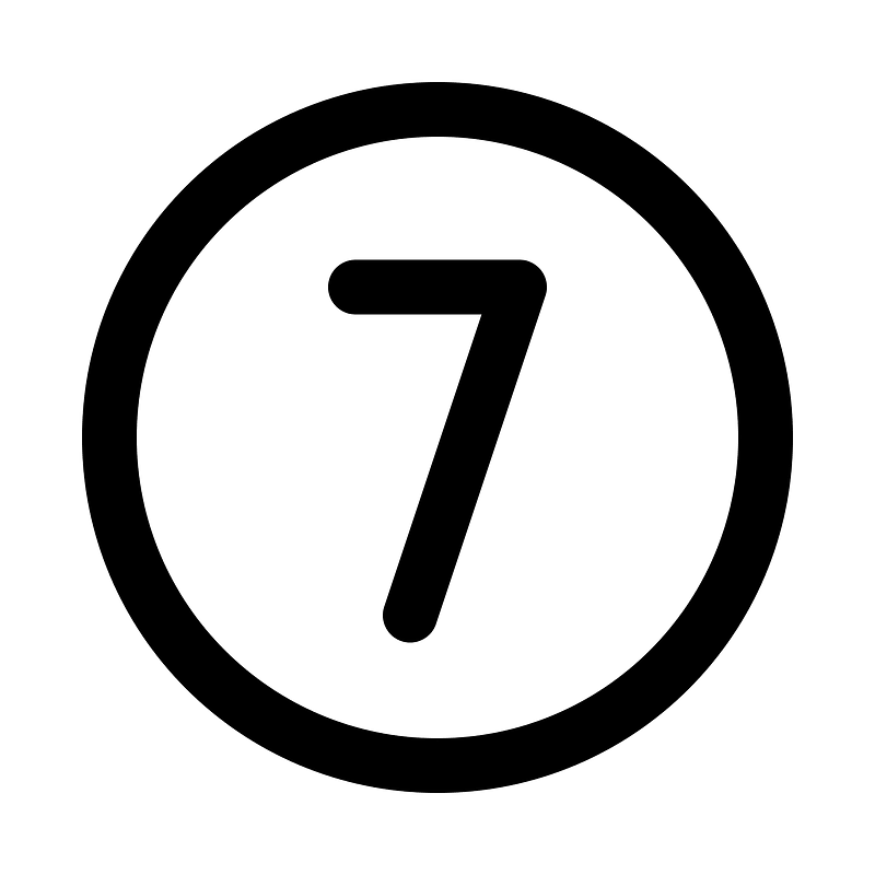 Number-circle-seven
