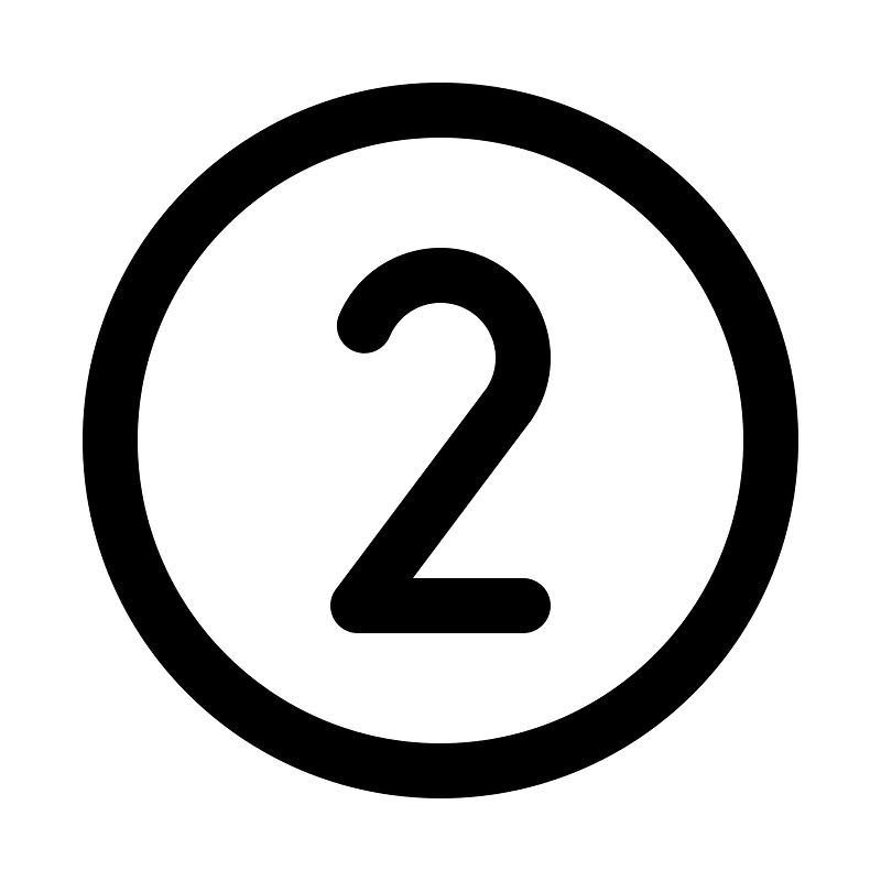 Number-circle-two