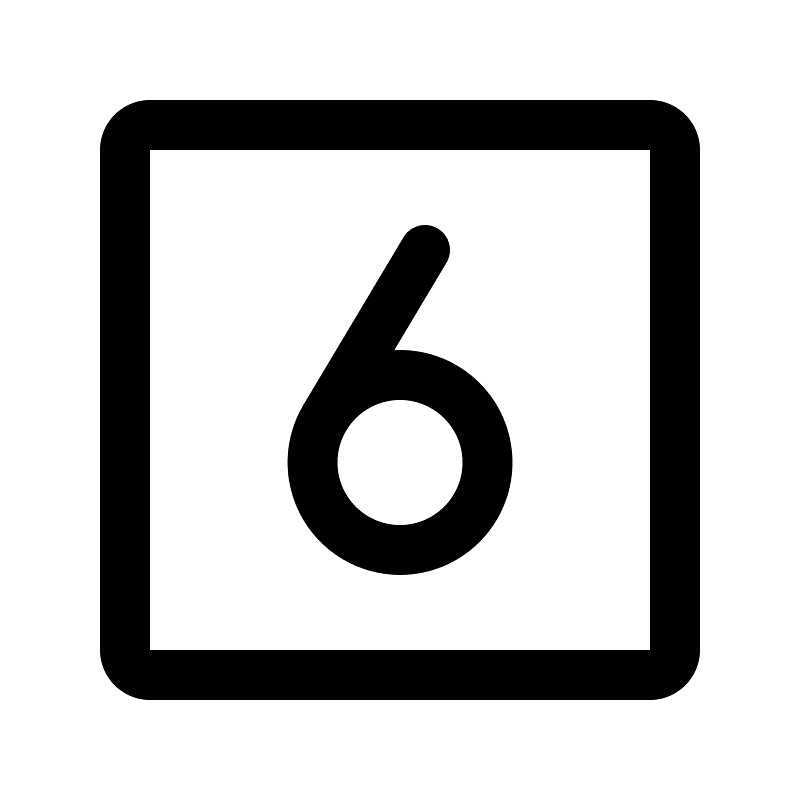 Number-square-six