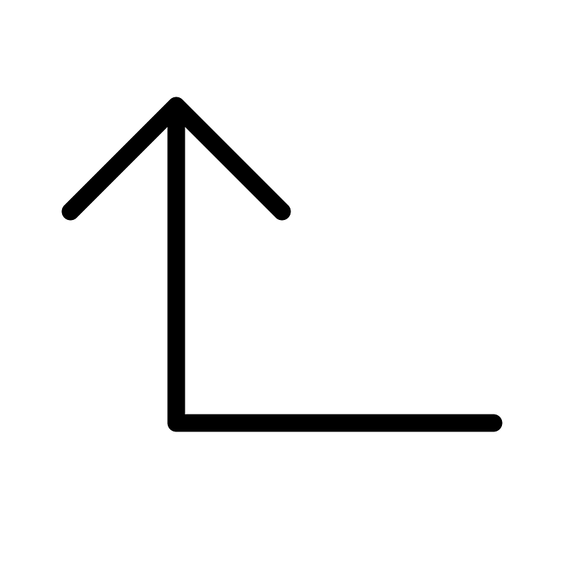 Arrow-elbow-left-up