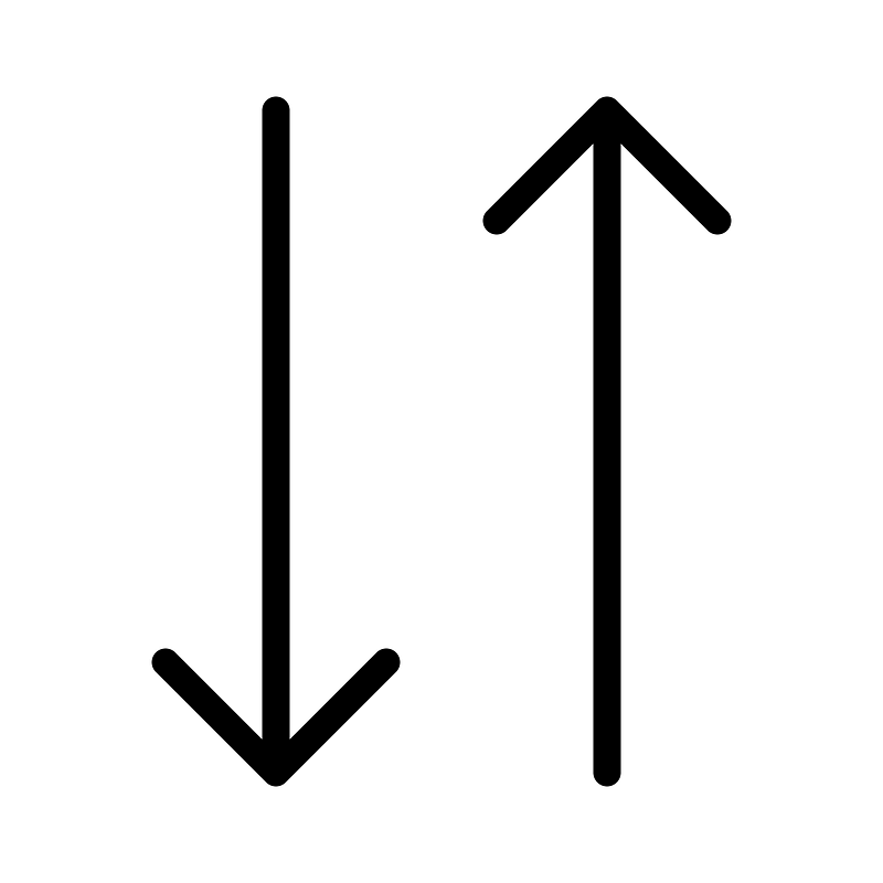 Arrows-down-up