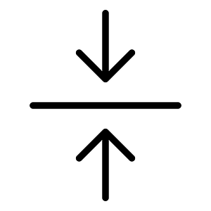 Arrows-in-line-vertical