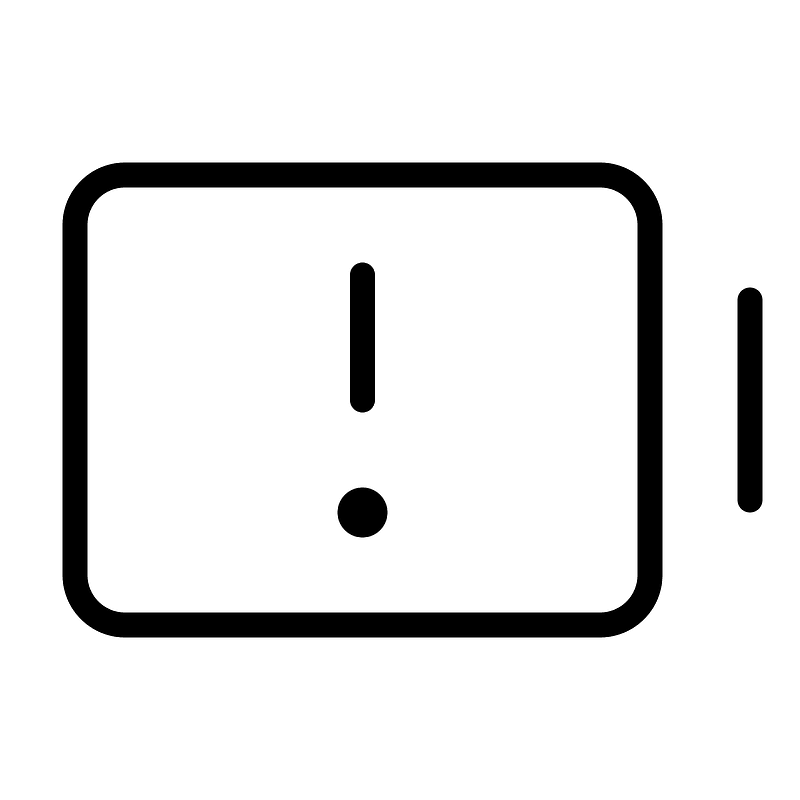 Battery-warning