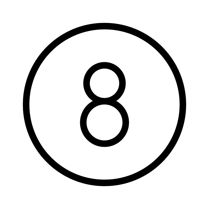 Number-circle-eight