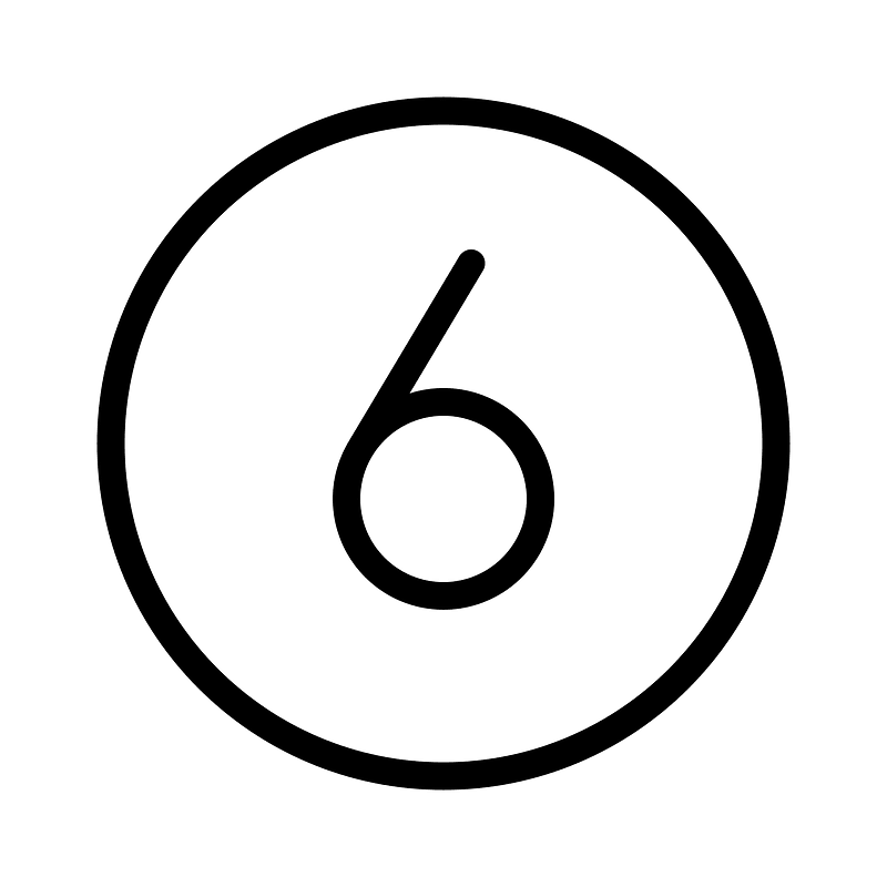 Number-circle-six