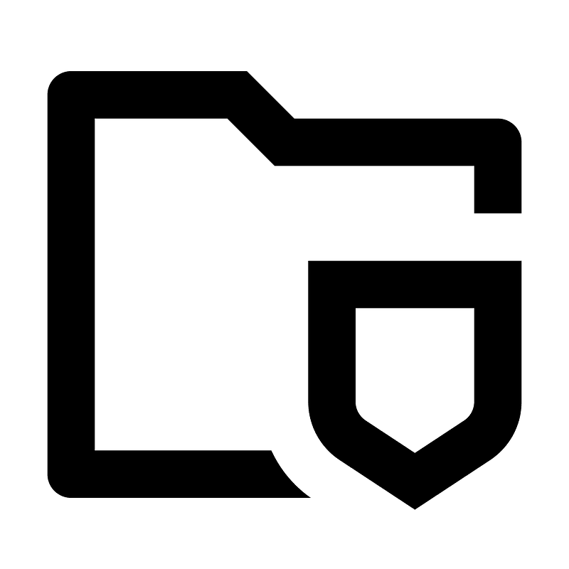 Folder-shield