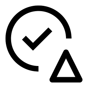 Checkmark--outline--warning