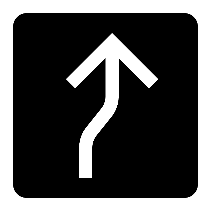 Direction--curve--filled