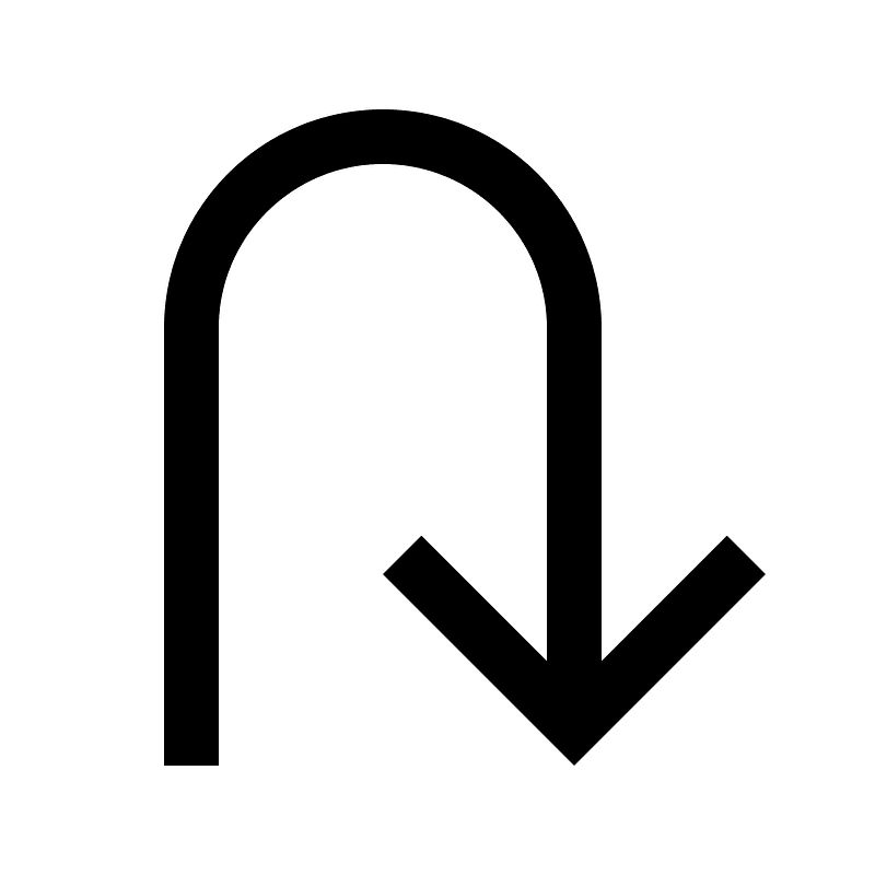 Direction--u-turn