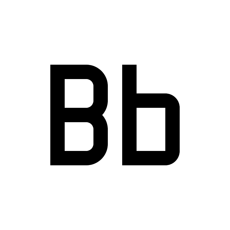 Letter--Bb