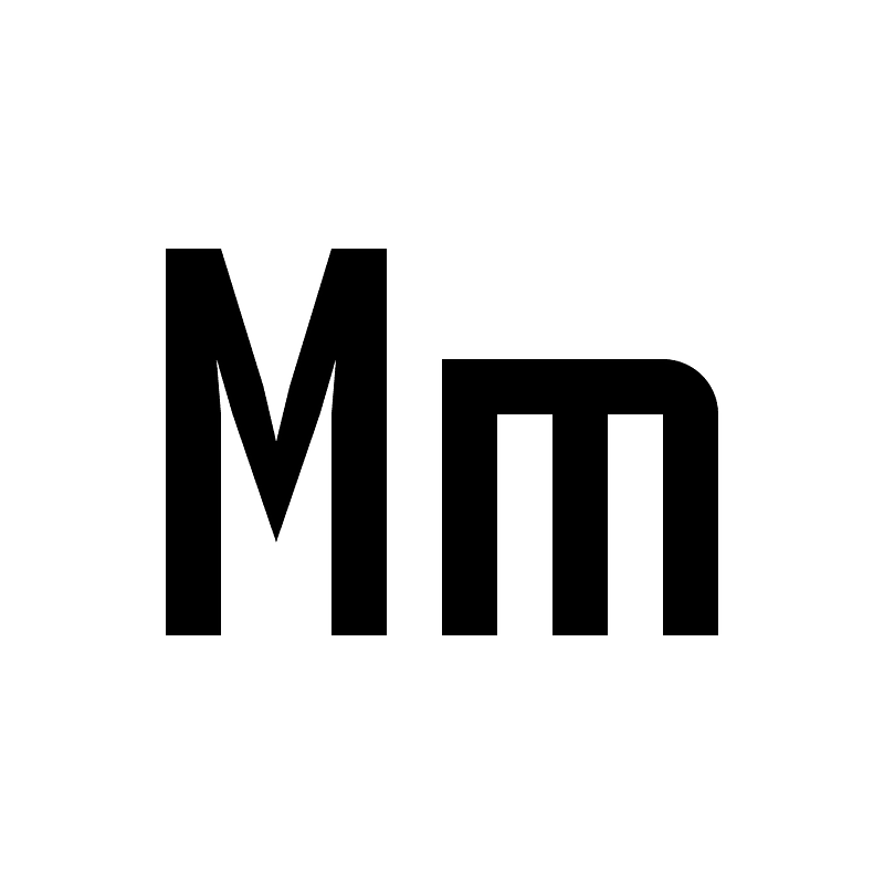 Letter--Mm