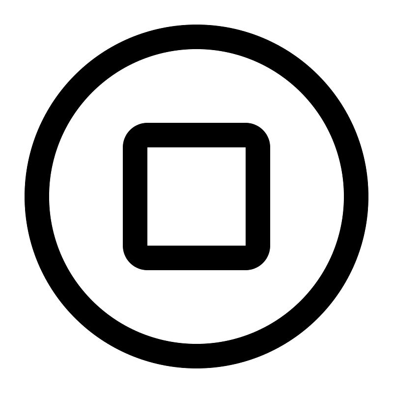 Stop--outline