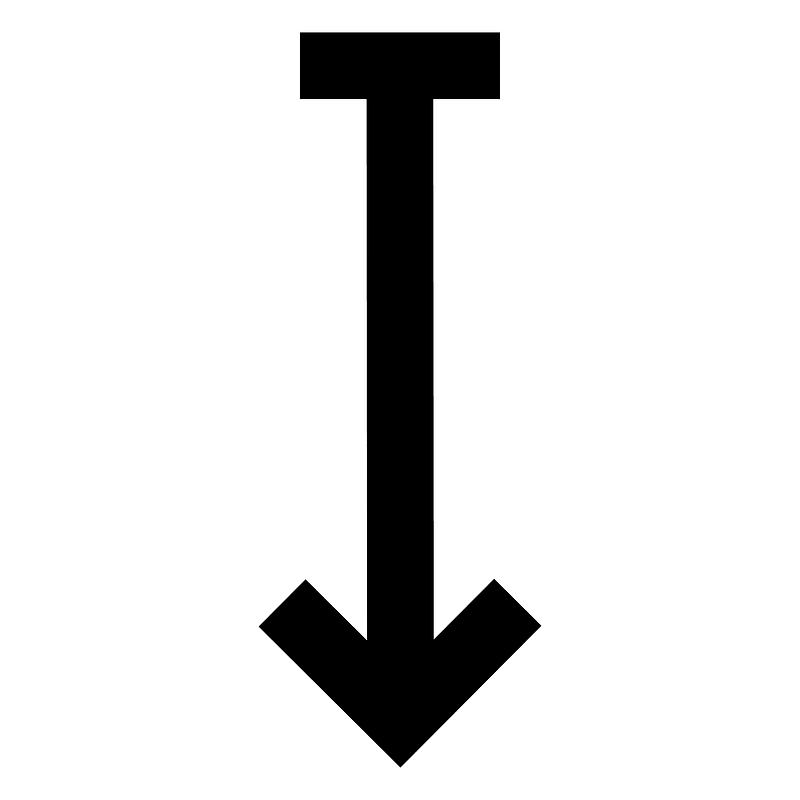 Arrow-long-down-l