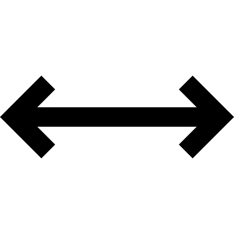 Arrows-h-alt
