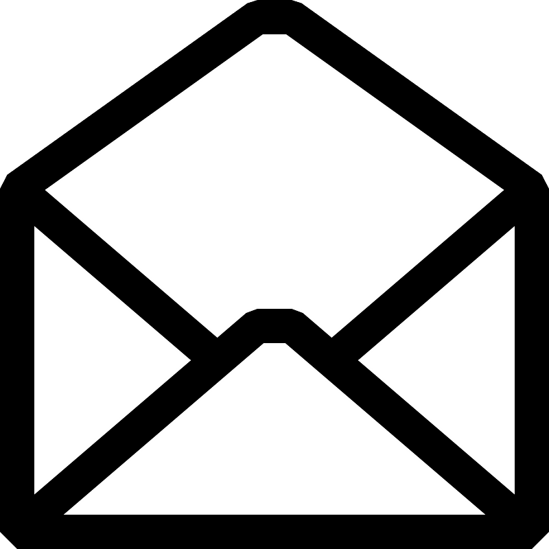 Black letter back open