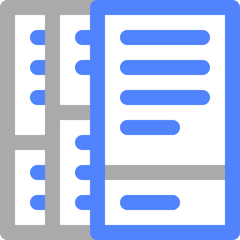 Blue message navigator