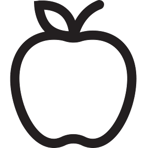 Apple-outline