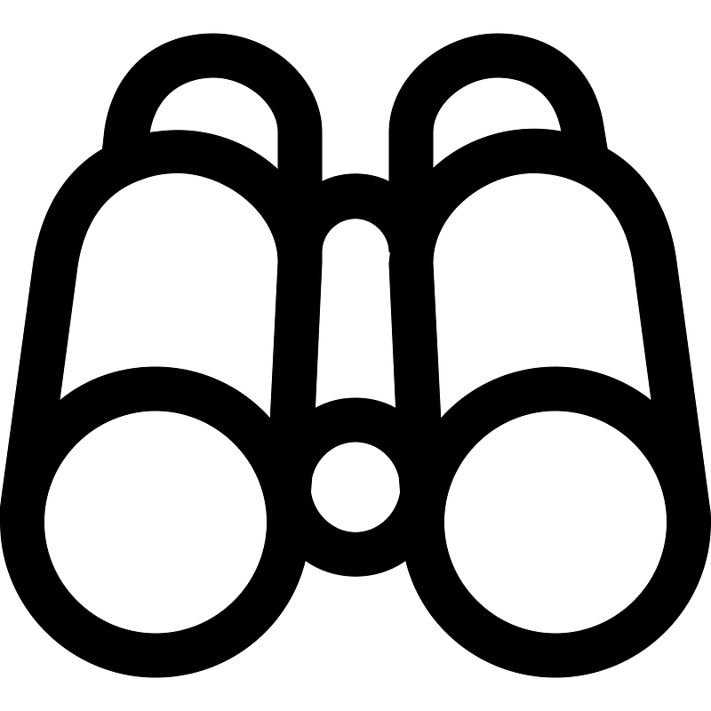 Binocular-outline