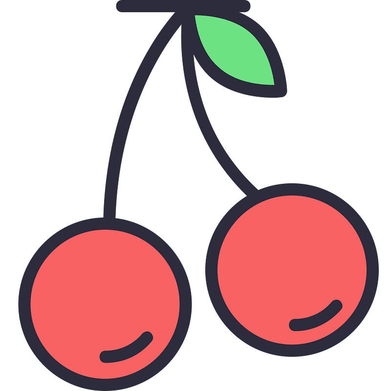 Cherries-outline-filled