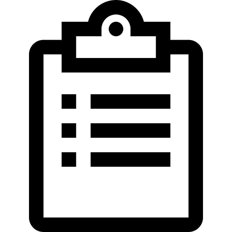 Clipboard-list-outline