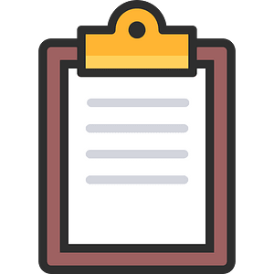 Clipboard-outline-filled