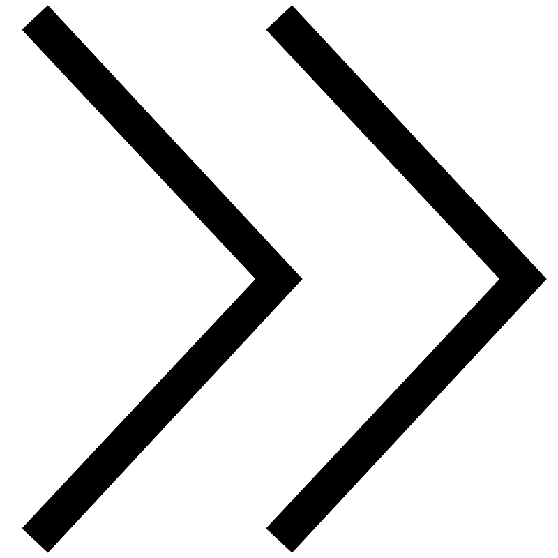 Double-chevron-outline