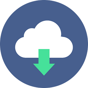 Download-cloud-flat