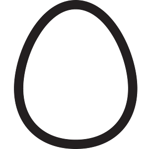 Egg-outline