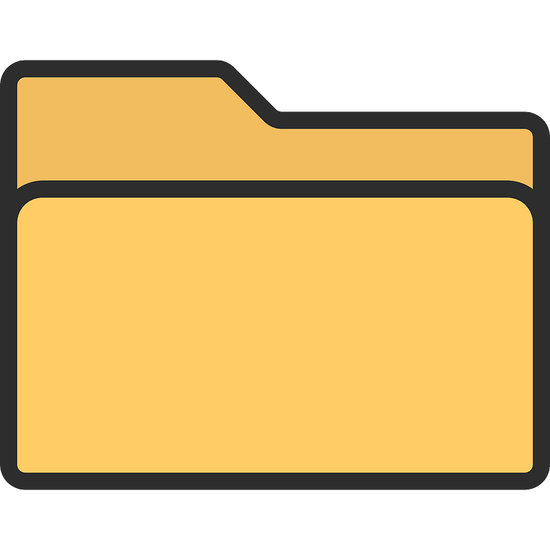 Folder-outline-filled