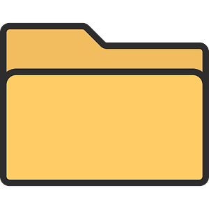 Folder-outline-filled