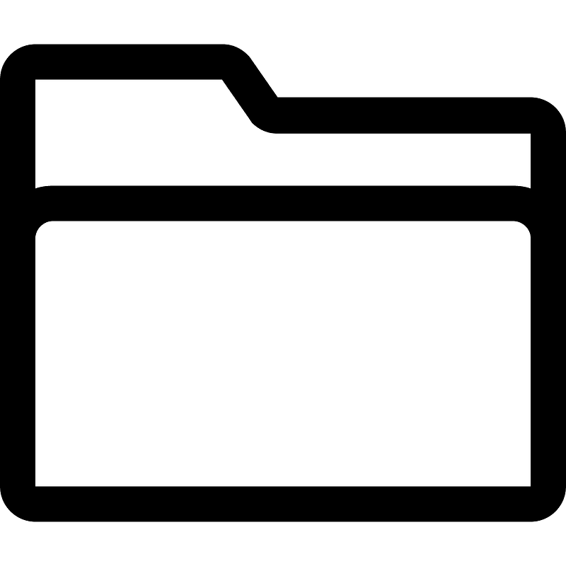 Folder-outline
