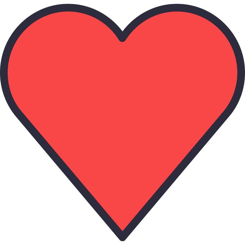 Heart-compact-outline-filled