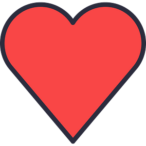 Heart-compact-outline-filled