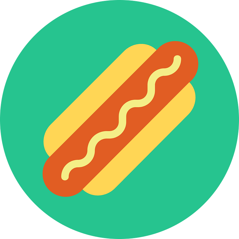Hotdog-flat