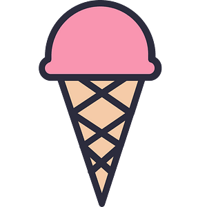 Ice-cream-cone-outline-filled