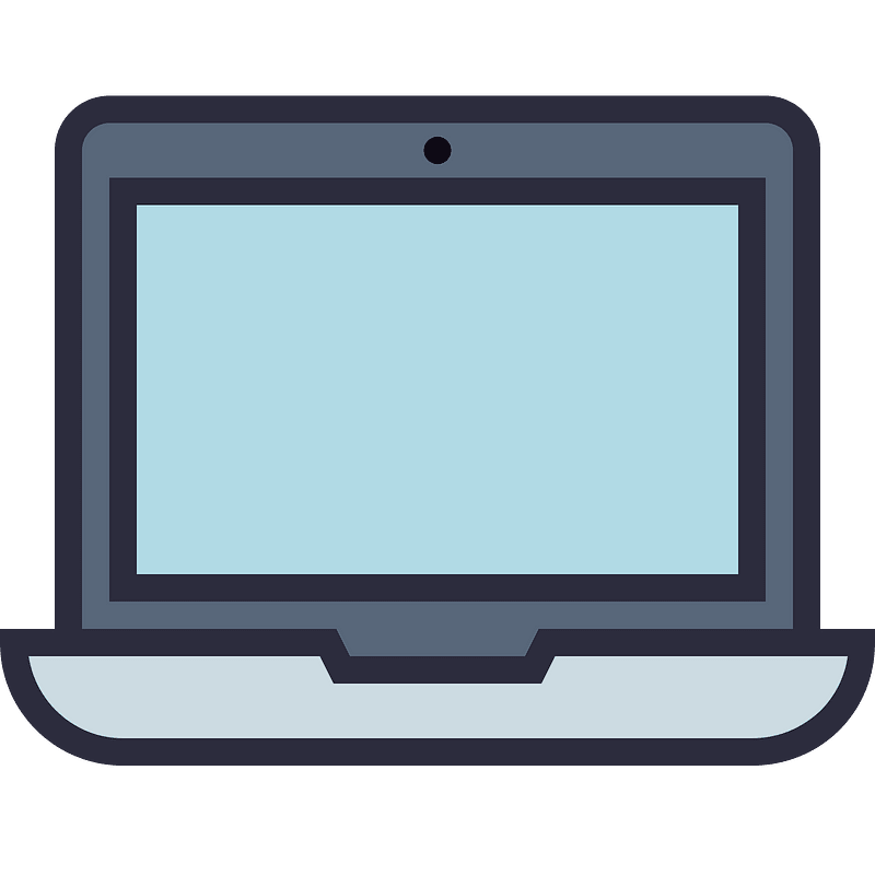 Laptop-outline-filled