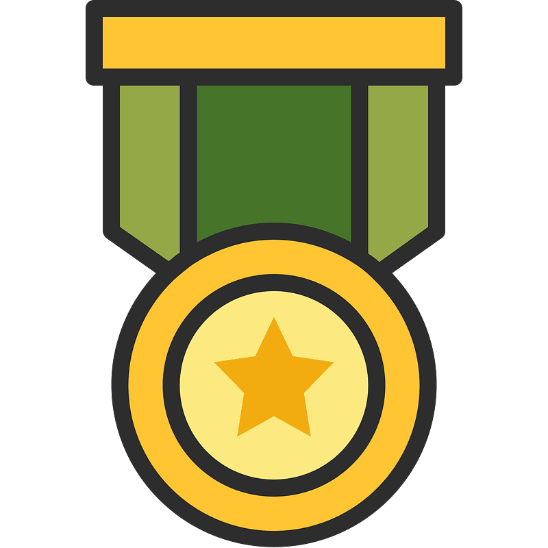Medal-pin-outline-filled
