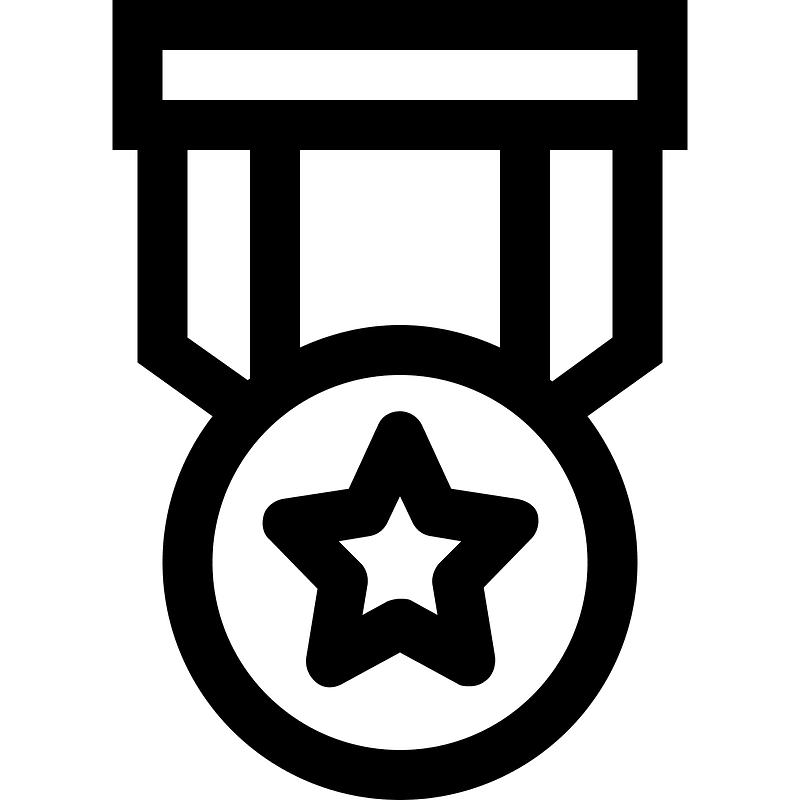 Medal-pin-outline