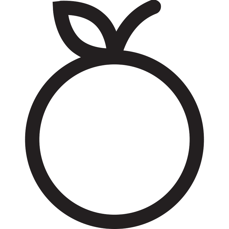 Orange-outline