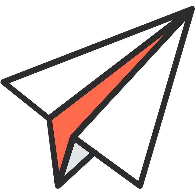 Paper-rocket-outline-filled