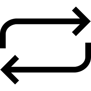 Refresh-double-rounded-outline