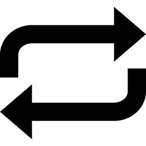 Refresh-double-rounded-solid
