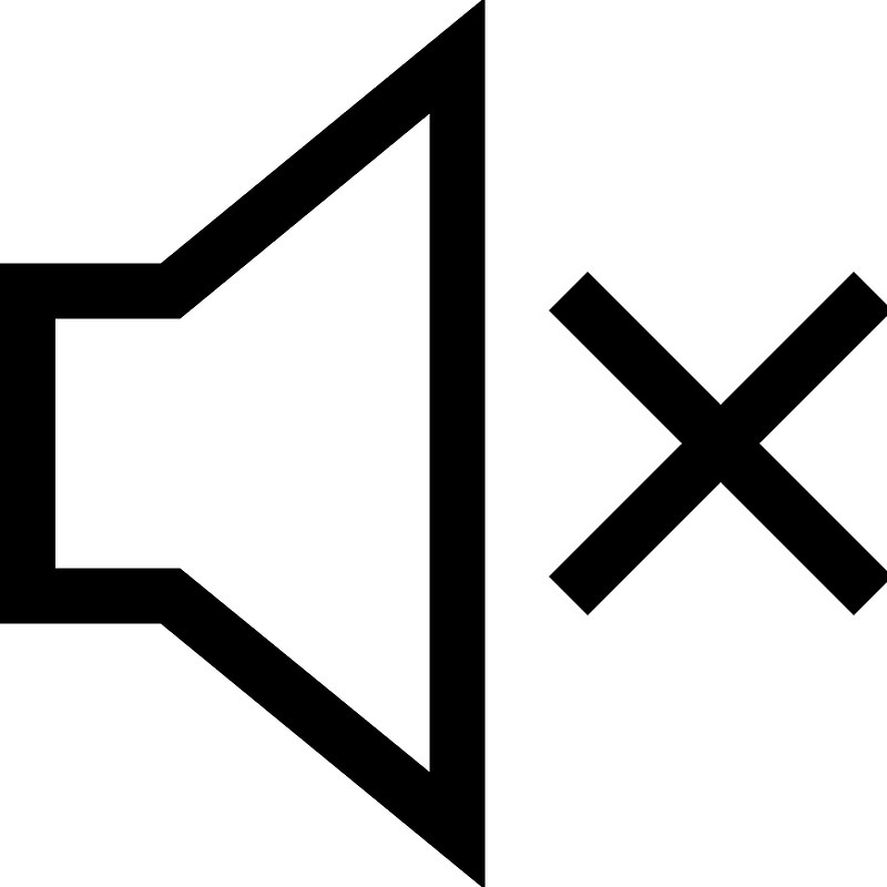 Sound-off-outline