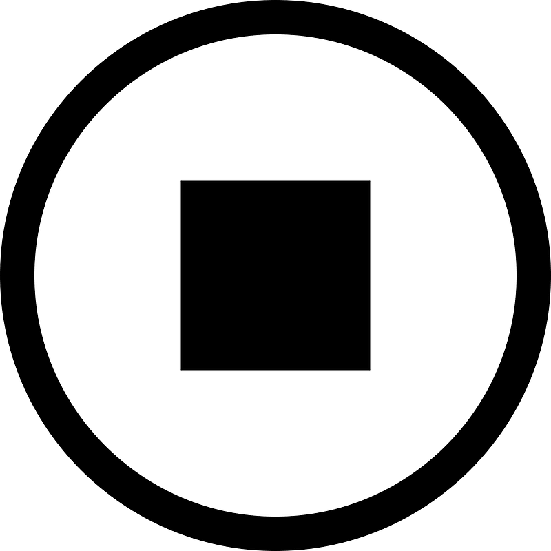 Stop-circle-outline