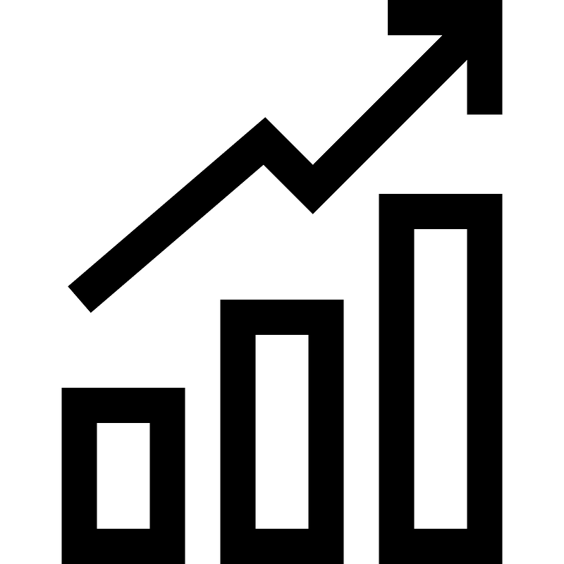 Upward-trend-outline
