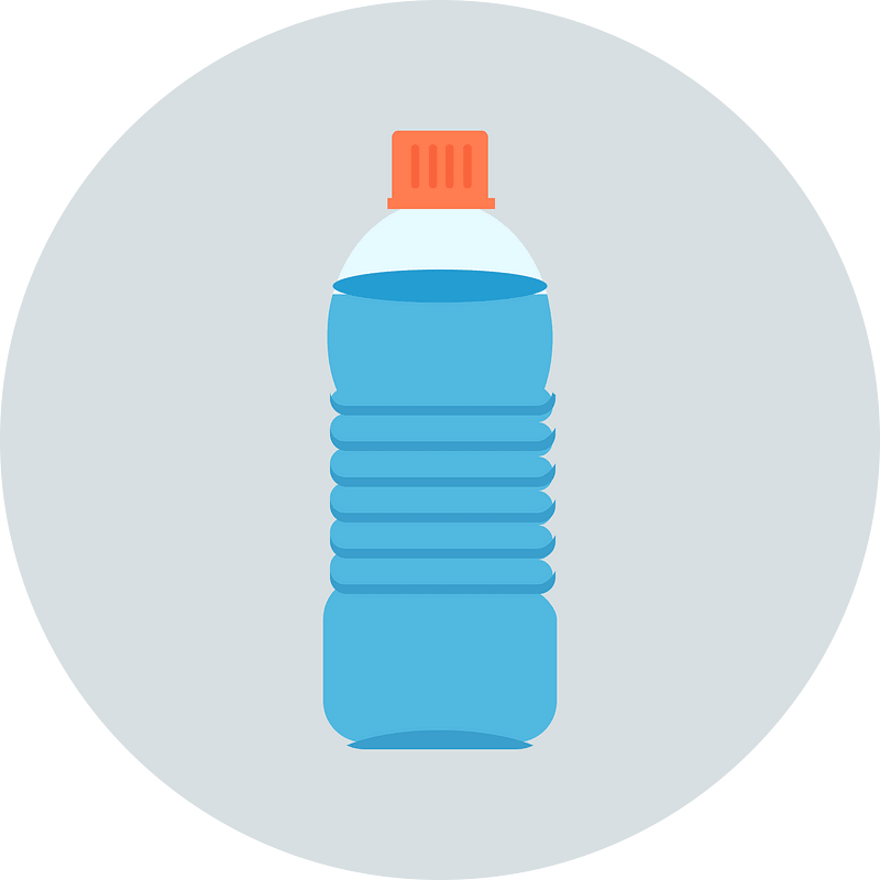 Water-bottle-flat