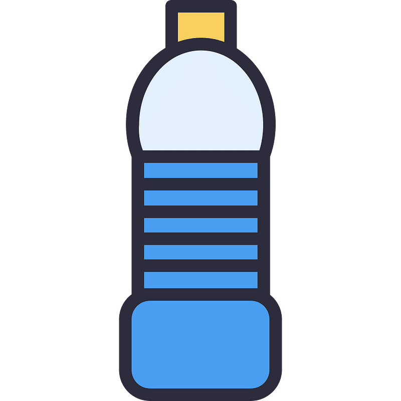 Water-bottle-outline-filled