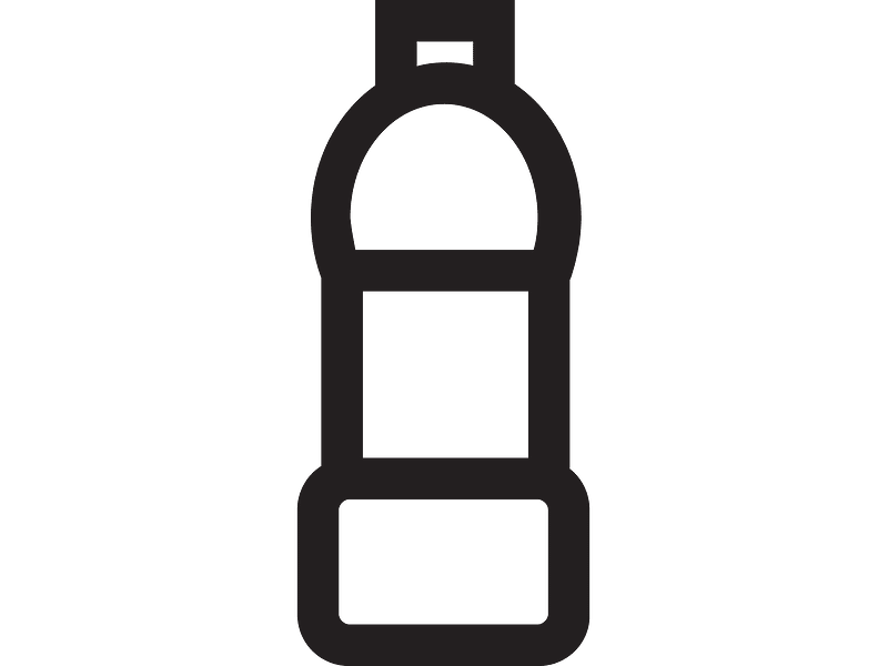 Water-bottle-outline