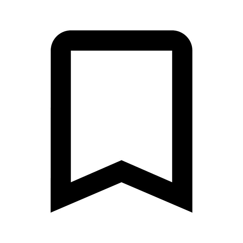 Bookmark-outline