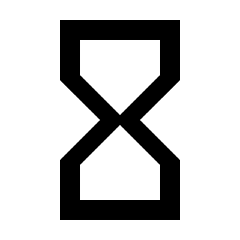 Hourglass-outline